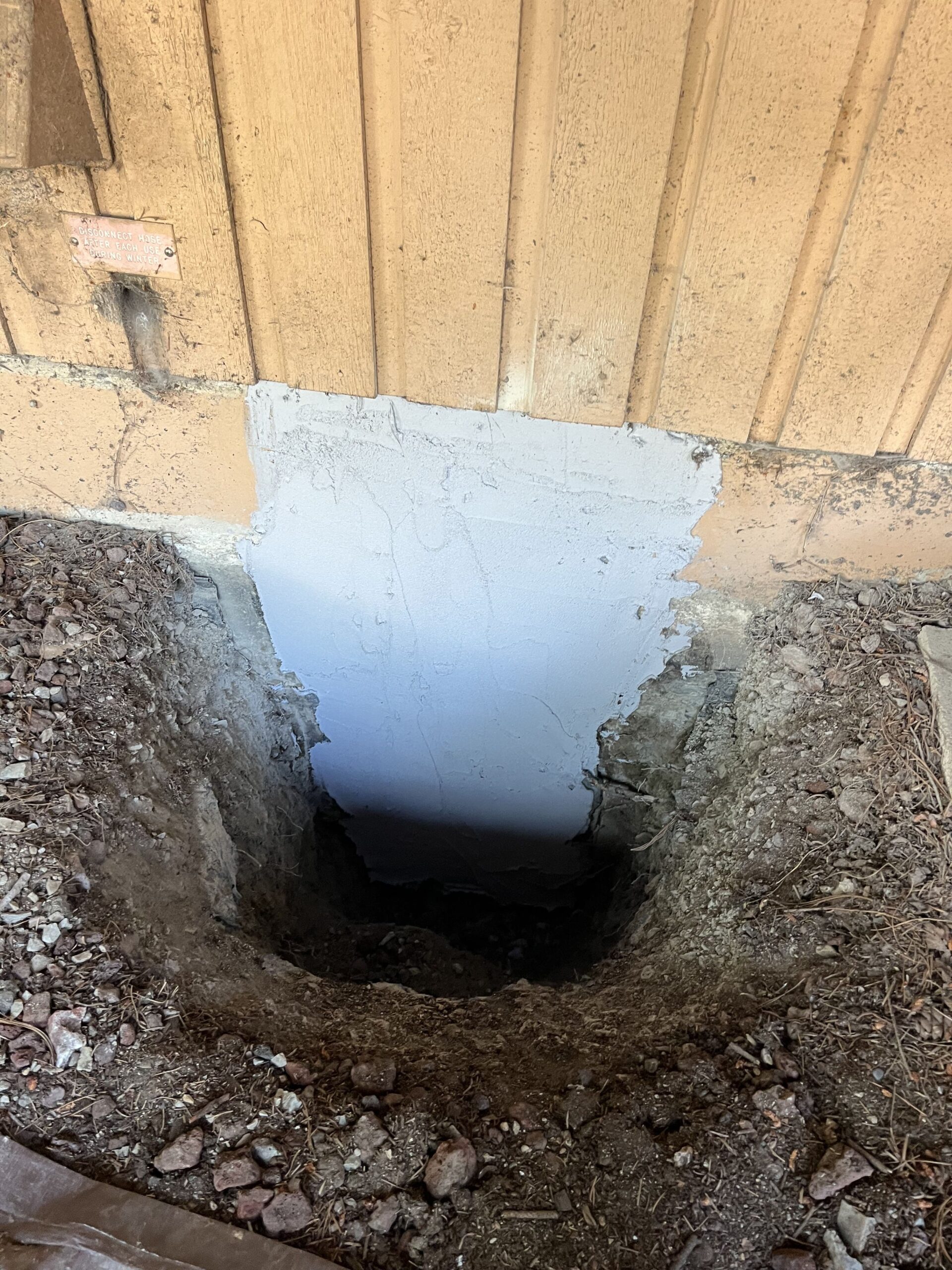 foundation repair using epoxy injection and carbon fiber application