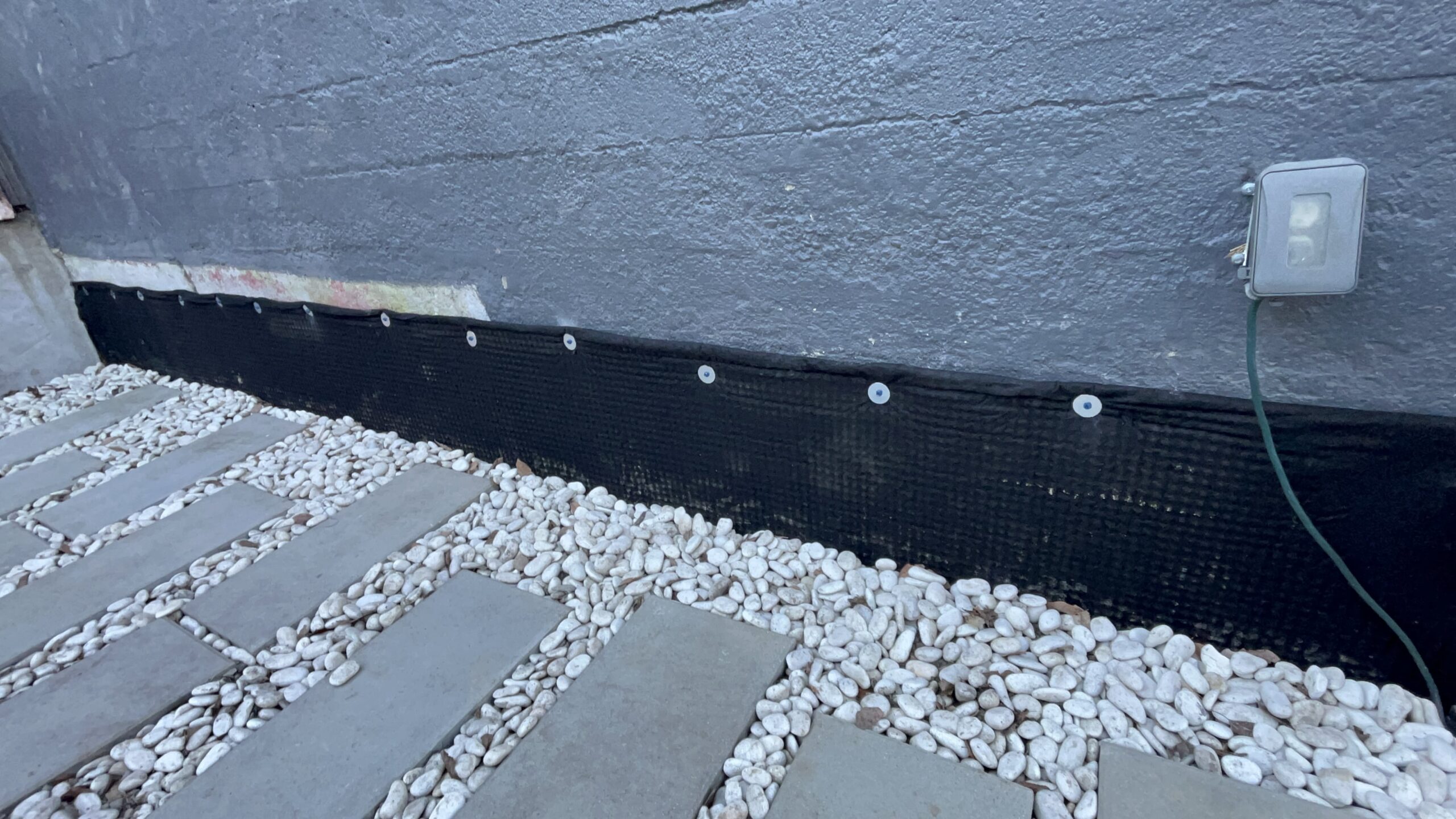 Finished exterior waterproofing job in Seattle, WA